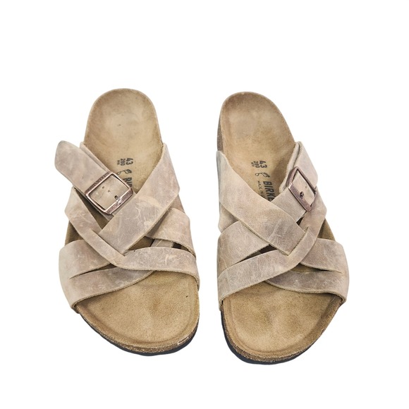 Birkenstock Other - Birkenstock Salina Sandals Tobacco Brown Oiled Leather Mens 43 L12 M10 Regular